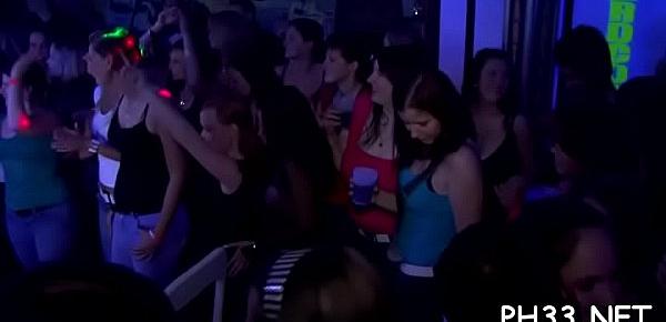  Tons of bang on dance floor blow jobs from blondes wild fuck